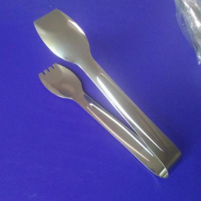 5552 Stainless Steel Kitchen Food Vegetables Barbecue Steak Clip Tongs serving tong  
